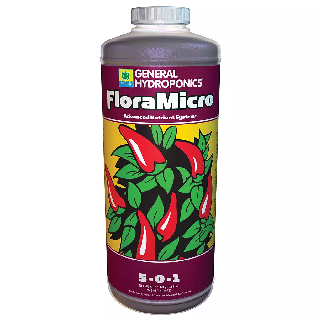 General Hydroponics FloraMicro 5-0-1 Quart