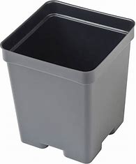 4 Inch Plastic Nursery Square Pot